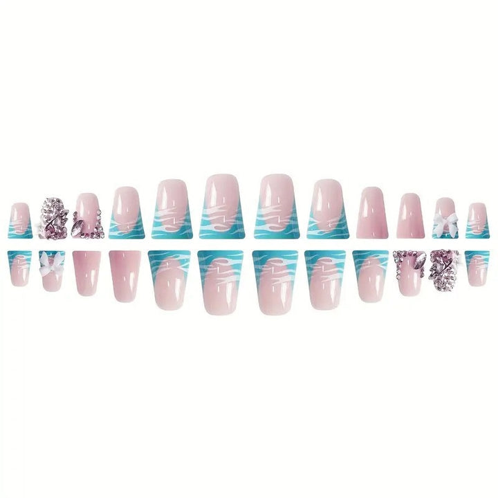 Dekorative Acryl-Nagelerweiterungen Karnz