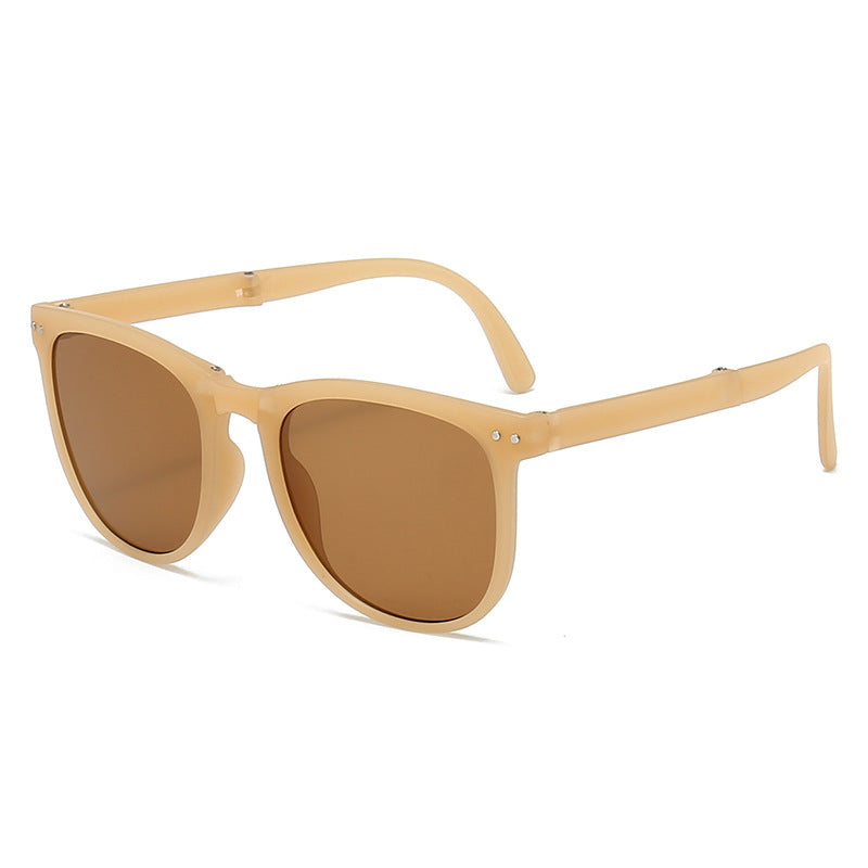 Damen trendige Sonnenbrille mit facettenreichem Rahmen Karnz