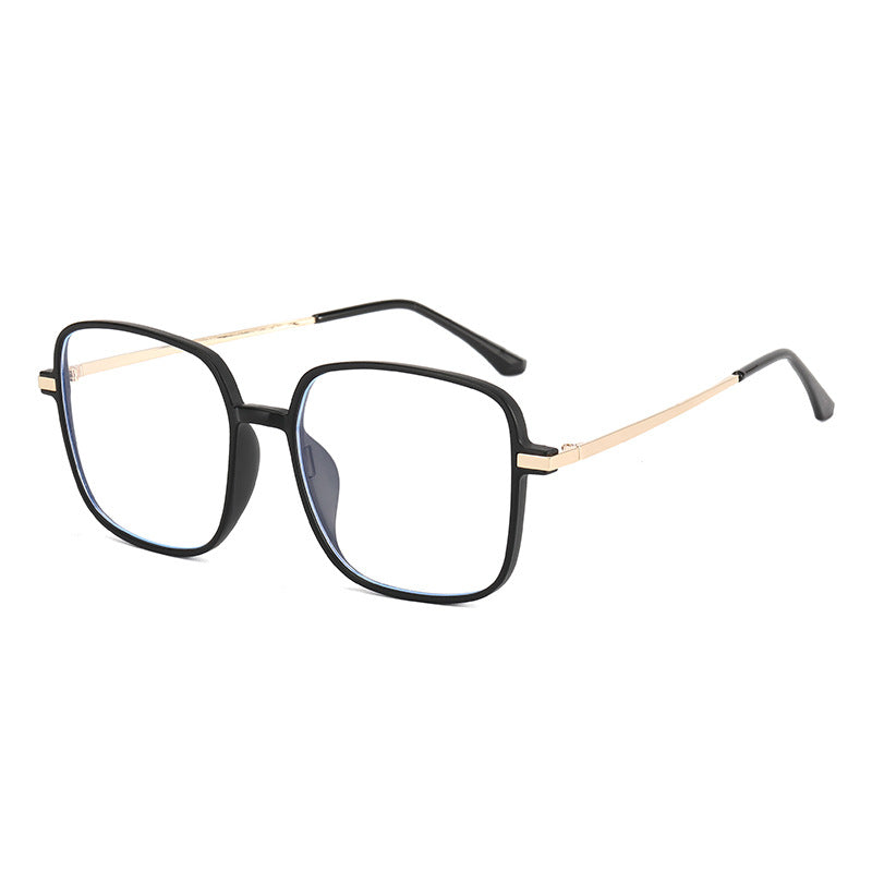 Damen quadratische Designerbrille mit filigranem Metallrahmen Karnz