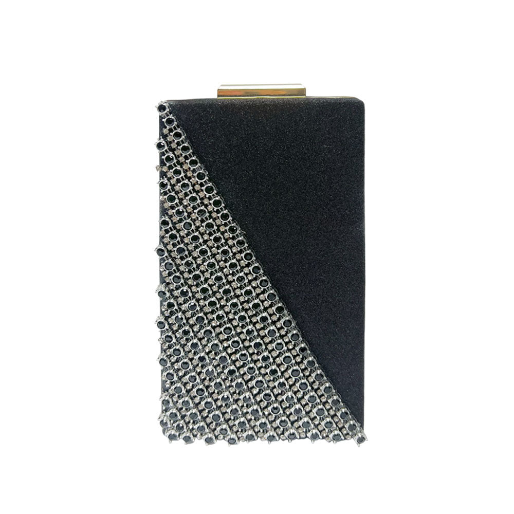 Kristallbesetzte Box-Clutch