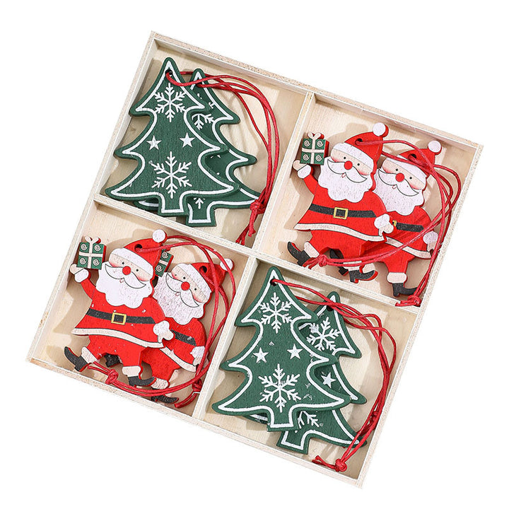 Dekorative Holz-Weihnachtsglocken-Ornamente
