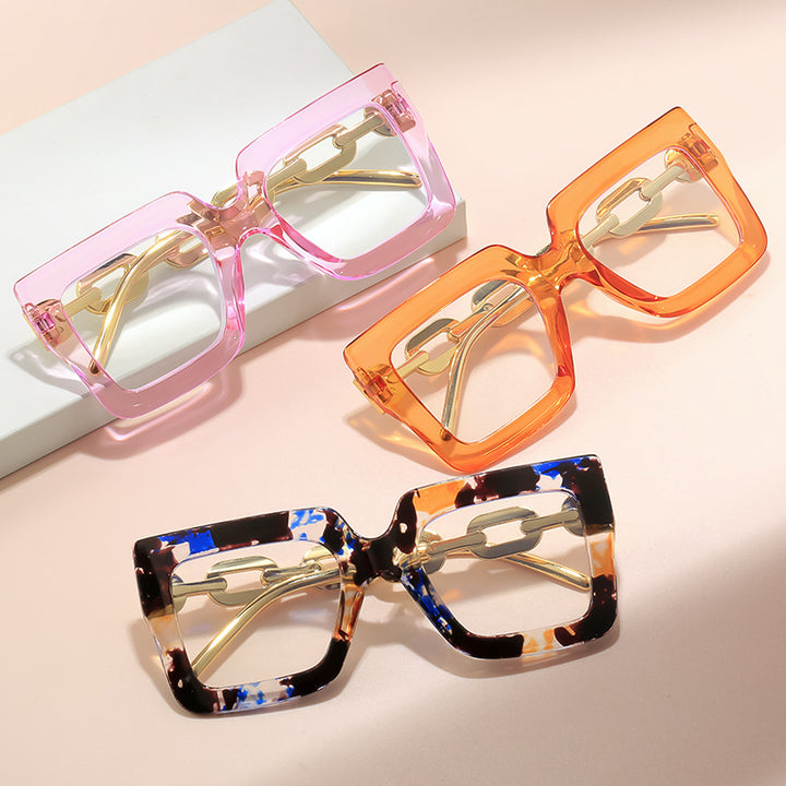 Bold Fashion-Forward Quadratische Sonnenbrillen Karnz