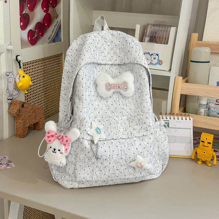 Leichte Polka Dot Freizeit-Rucksack Karnz