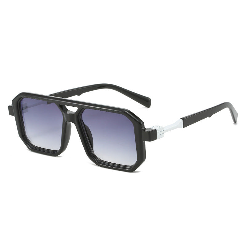 Fette Übergroße Achtkantige Sonnenbrille Karnz