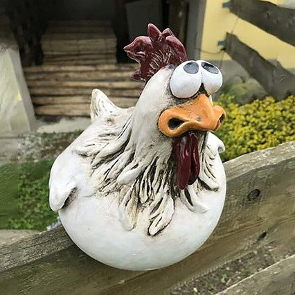 Dekorative Hühner Schmuckfigur Karnz