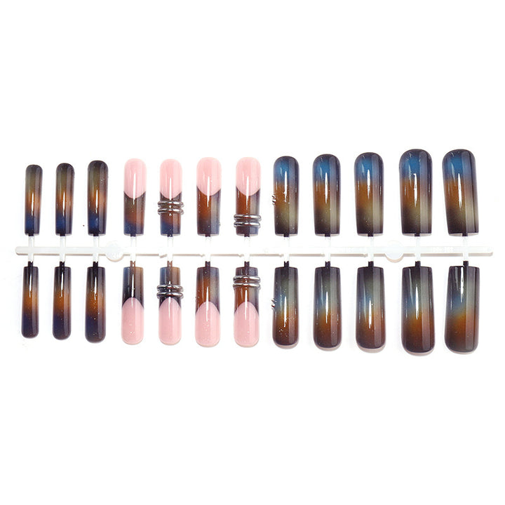 Ombre Press-On Nails Set Karnz