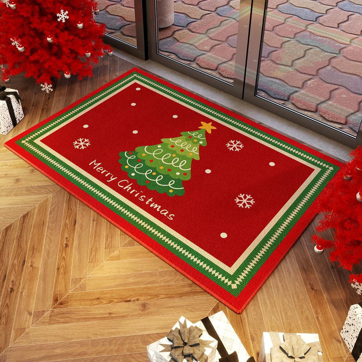 Festliche Weihnachtsbaum-Themen-Innendoormat Karnz