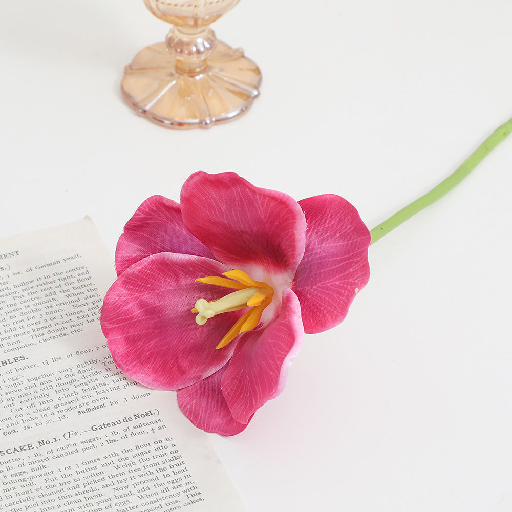 Künstlicher Orchideenblütenzweig mit detailreichen Blüten Karnz