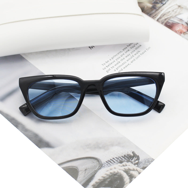 Damen geometrische Designer-Sonnenbrille im modernen Look Karnz