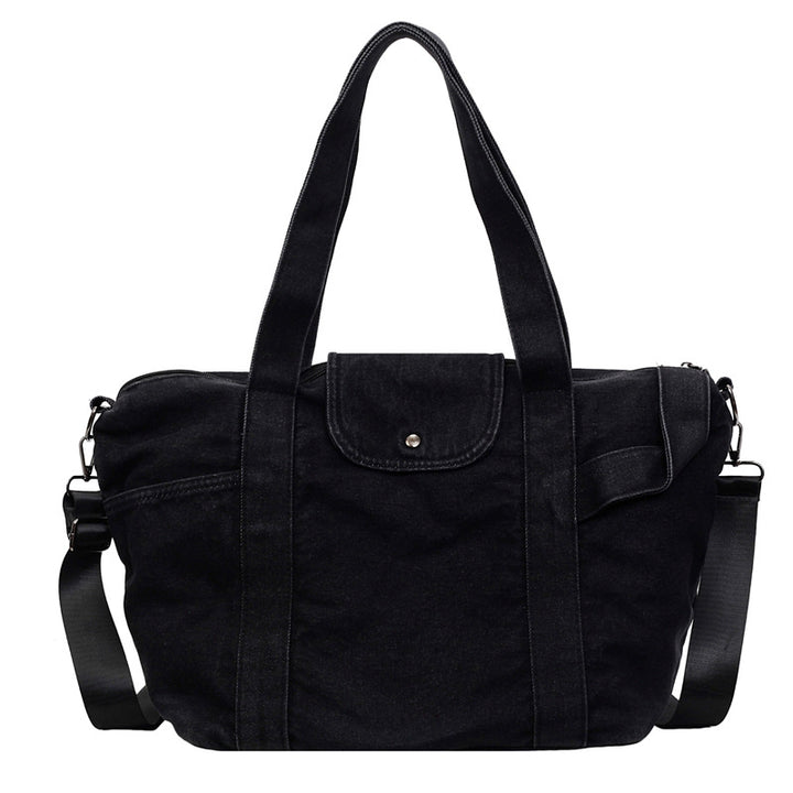 Lässige Denim-Shopper-Tasche