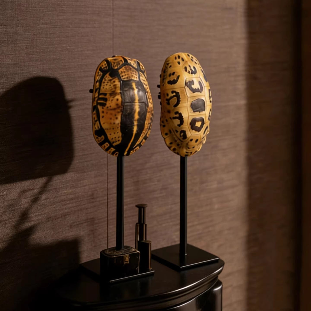 Einzigartige dekorative Schildkrötenpanzer-Skulptur