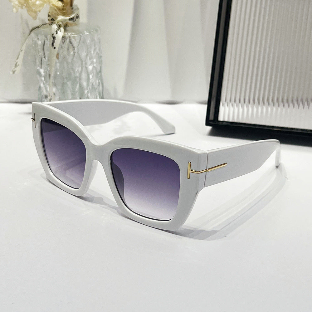Moderne Übergroße Quadratische Sonnenbrille Karnz