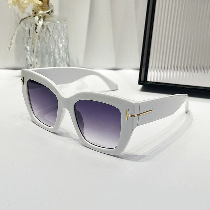Moderne Übergroße Quadratische Sonnenbrille Karnz