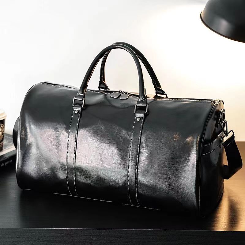 Luxuriöse Leder Reise Wochenendtasche