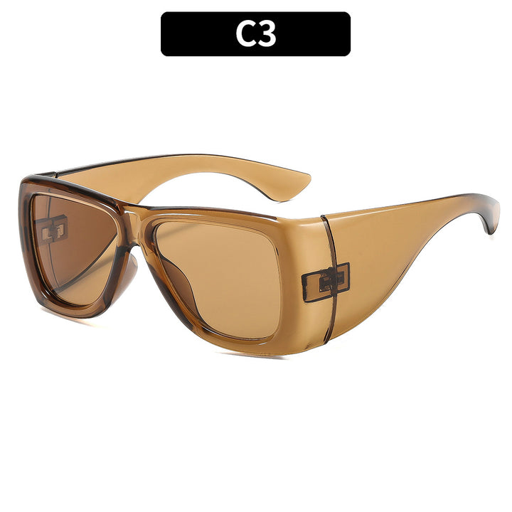 Bold Avant-Garde Shield Sonnenbrille