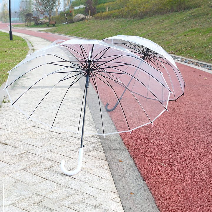 Damen Transparenter Regenschirm Karnz