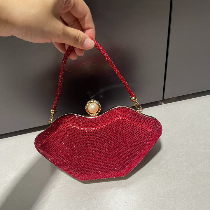 Elegante Perlen-Clutch