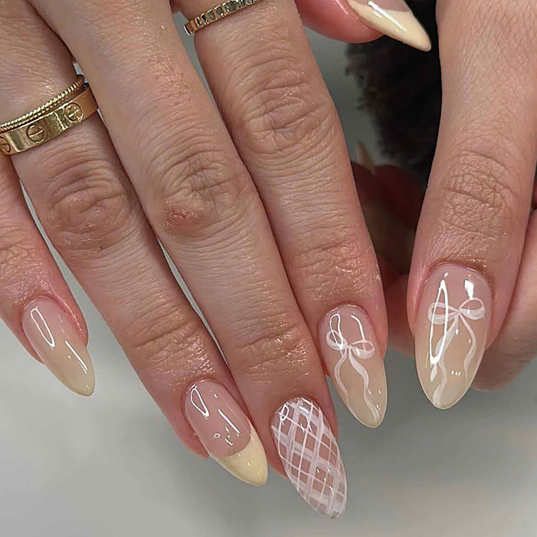 Elegantes Stiletto-Nagelkunst-Set