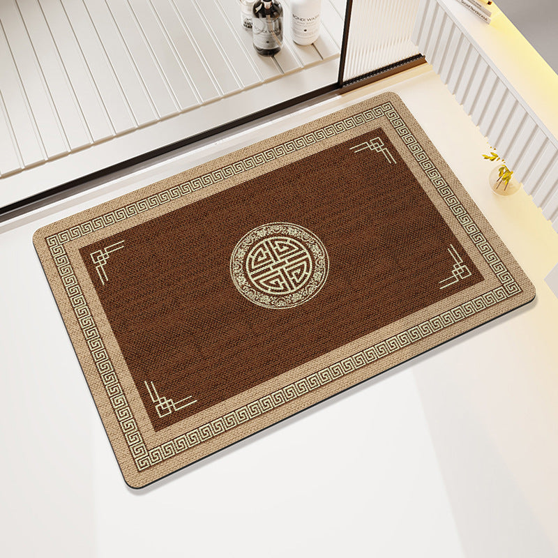 Elegante geometrische Badmatte Karnz