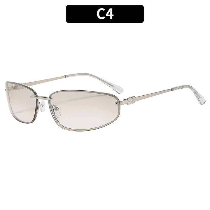Elegante Übergroße Schild Sonnenbrille