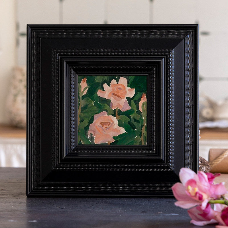 Aufwendiger Blumenkunst-Wandrahmen für Zuhause