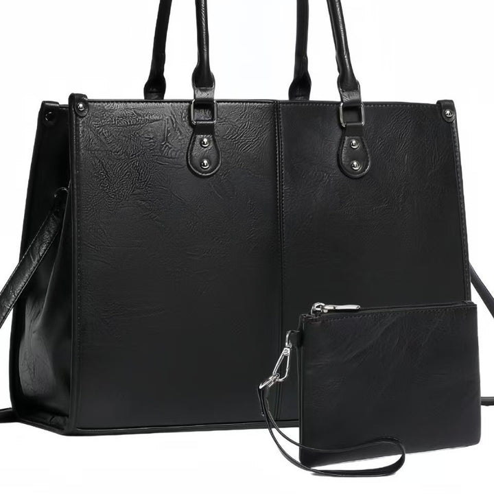 Elegante Handtasche mit Abnehmbarem Kartenetui Karnz