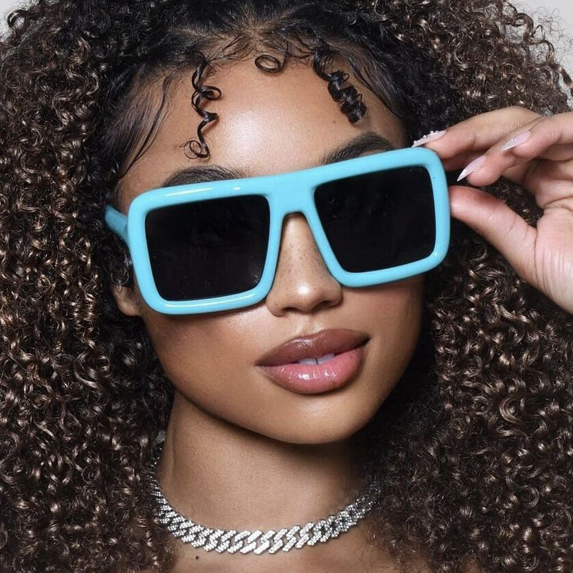 Damen modische Sonnenbrille im trendigen Oversized-Design Karnz