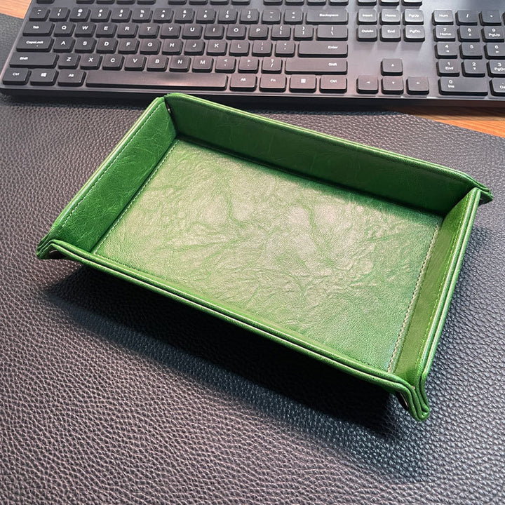 Stylische Leder Organizer Tray Karnz