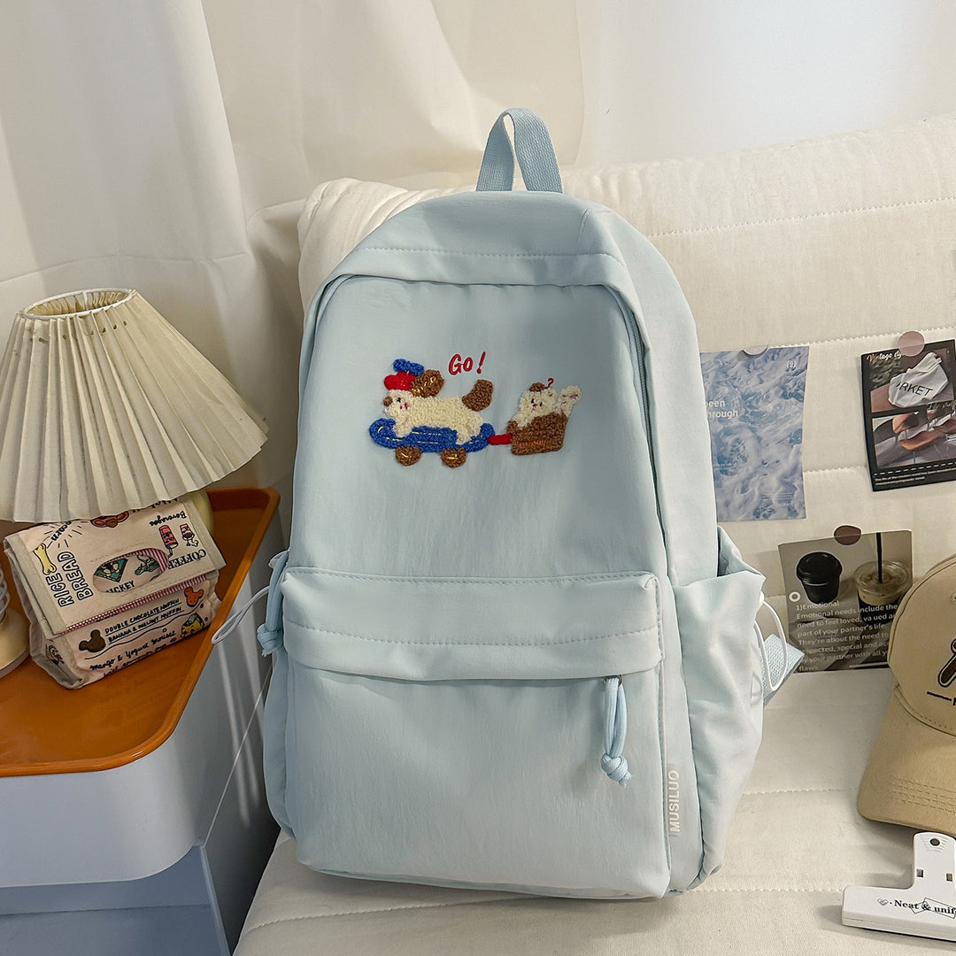 Verspielter Bestickter Rucksack Karnz