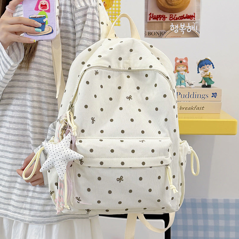 Lässiger gepunkteter Rucksack Karnz