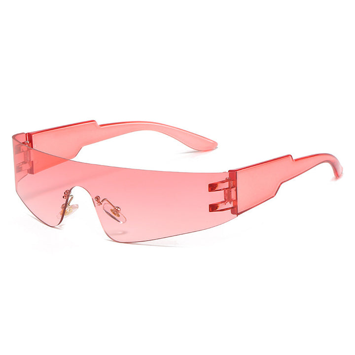 Oversized Schutzschild Sonnenbrille Karnz