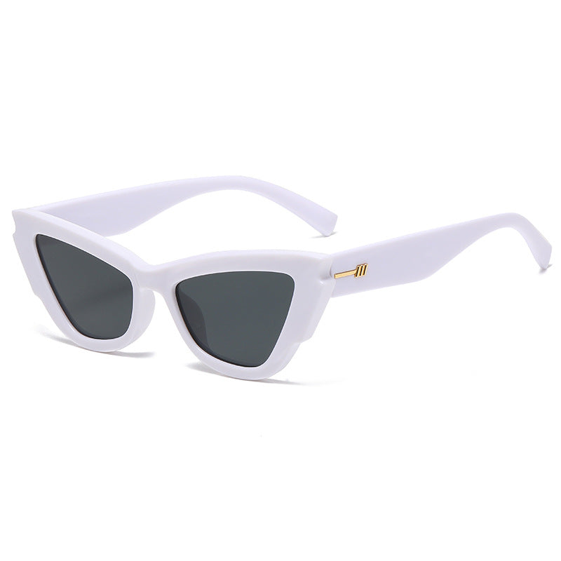 Damen modische Sonnenbrille im extravaganten Schildpatt-Design Karnz