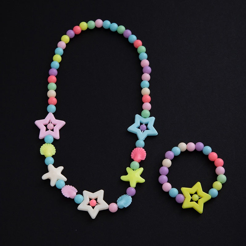Schmuck-Set mit Blumenmotiven Karnz