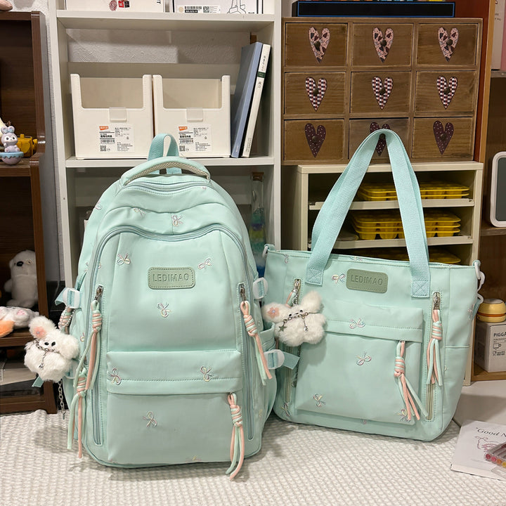 Vielseitiges Besticktes Rucksack-Set