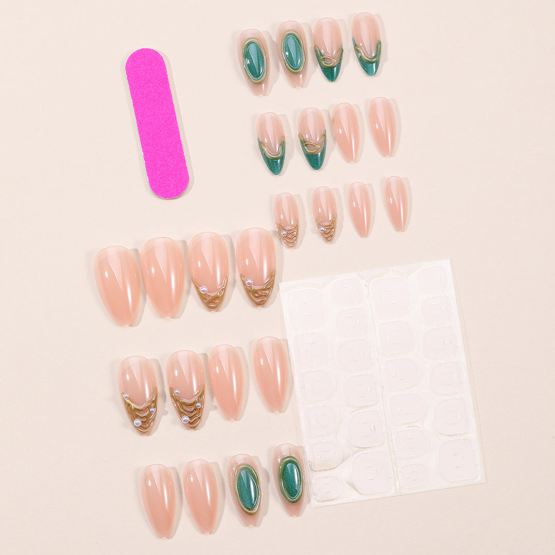 Künstlerische Gel-Nageltips Karnz