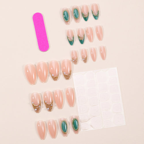 Künstlerische Gel-Nageltips Karnz