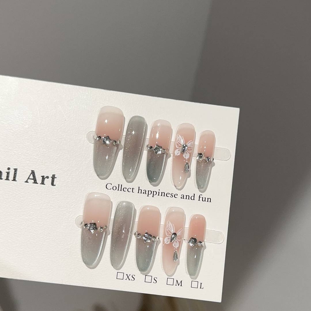 Premium Dekorative Press-On Nagelkunst