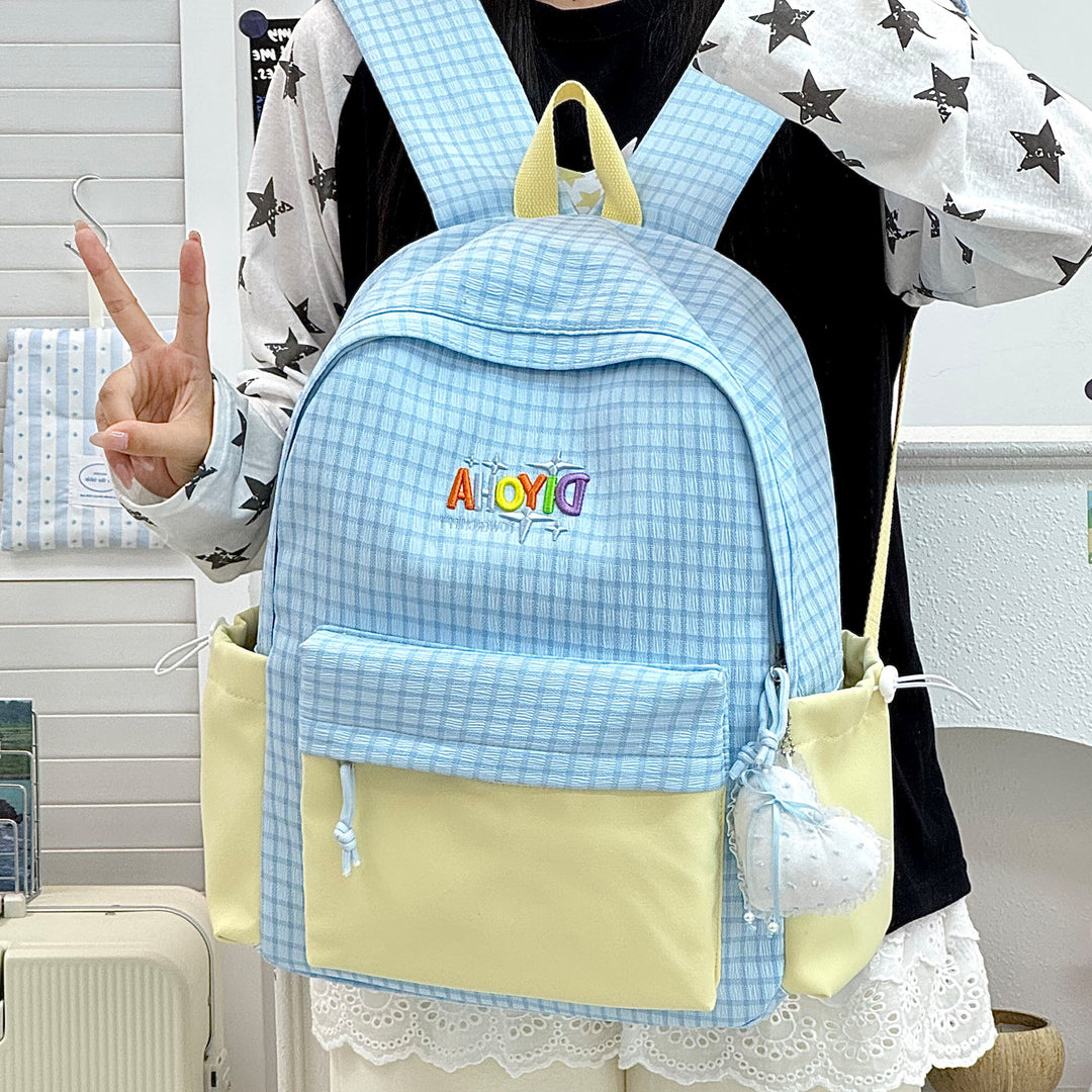 Verspielter Gemusterter Rucksack Karnz