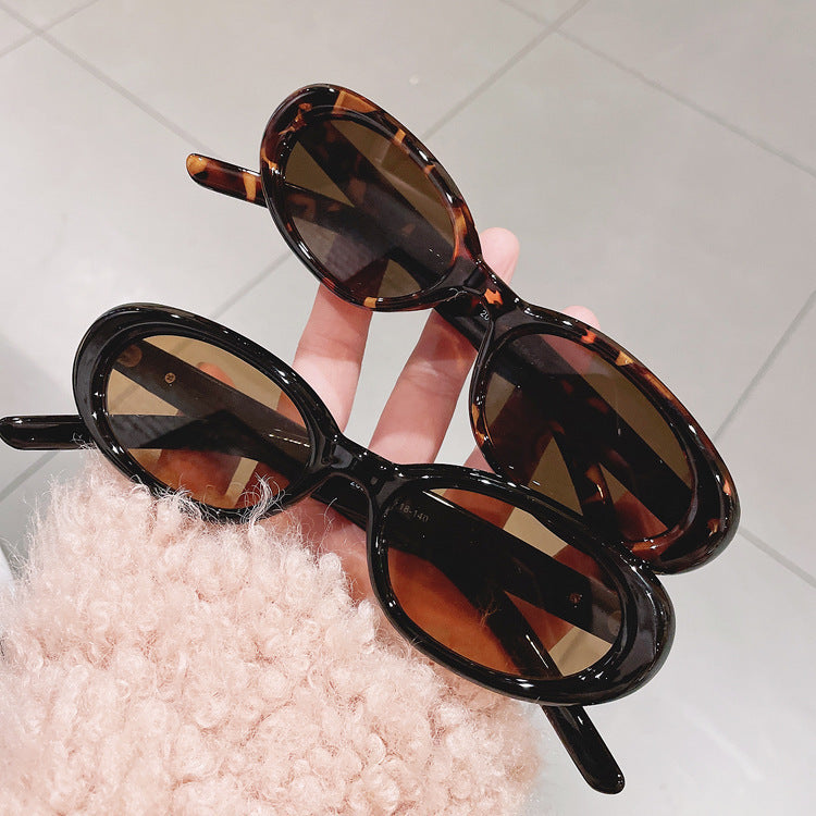 Retro Ovale Sonnenbrille Karnz
