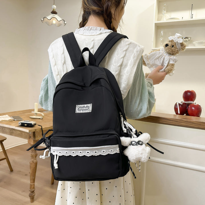 Stylischer kompakter Mini-Rucksack mit niedlichen Akzenten Karnz