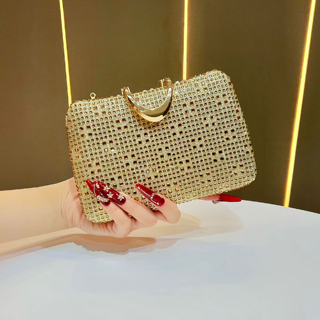 Rhinestone-besetzte formelle Clutch