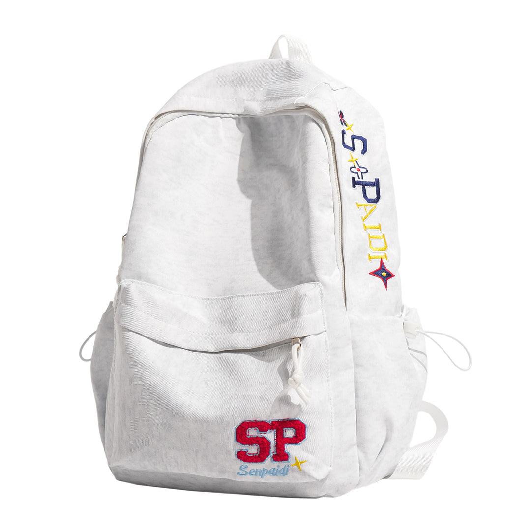 Stylische gestickte lässige Rucksack