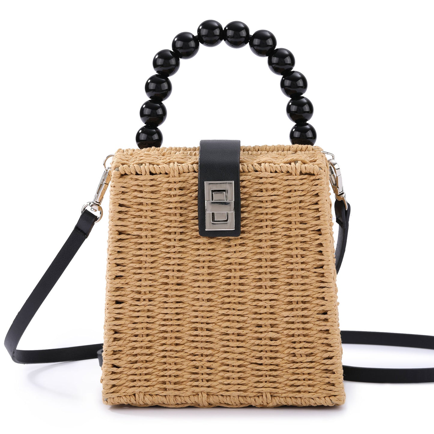 Damen Designer Korbtasche mit einzigartigem Griff Karnz