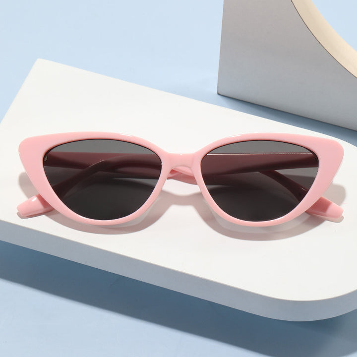 Damen modische Cat-Eye Sonnenbrille mit UV-Schutz und edlem Rahmen Karnz