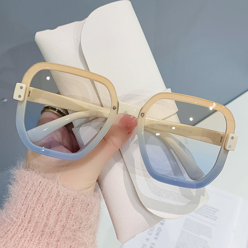 Damen elegante oversized Brille Karnz