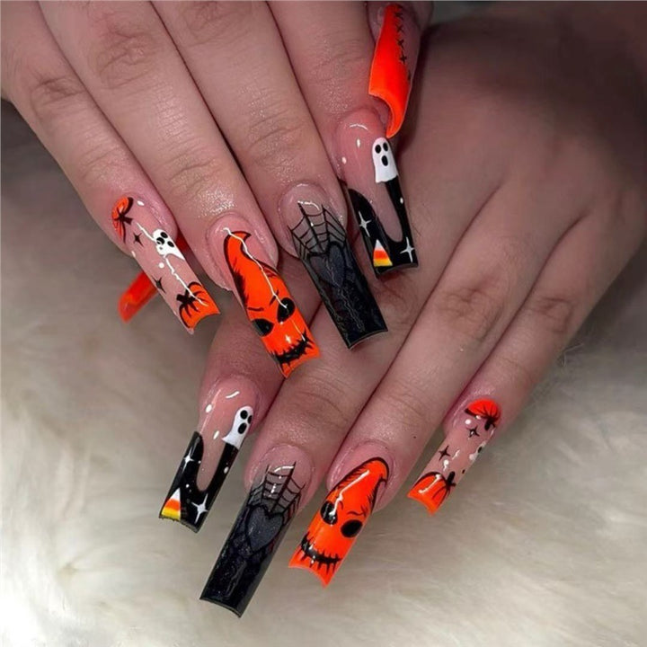 Halloween-Themen Press-On Nagelverlängerungen Karnz