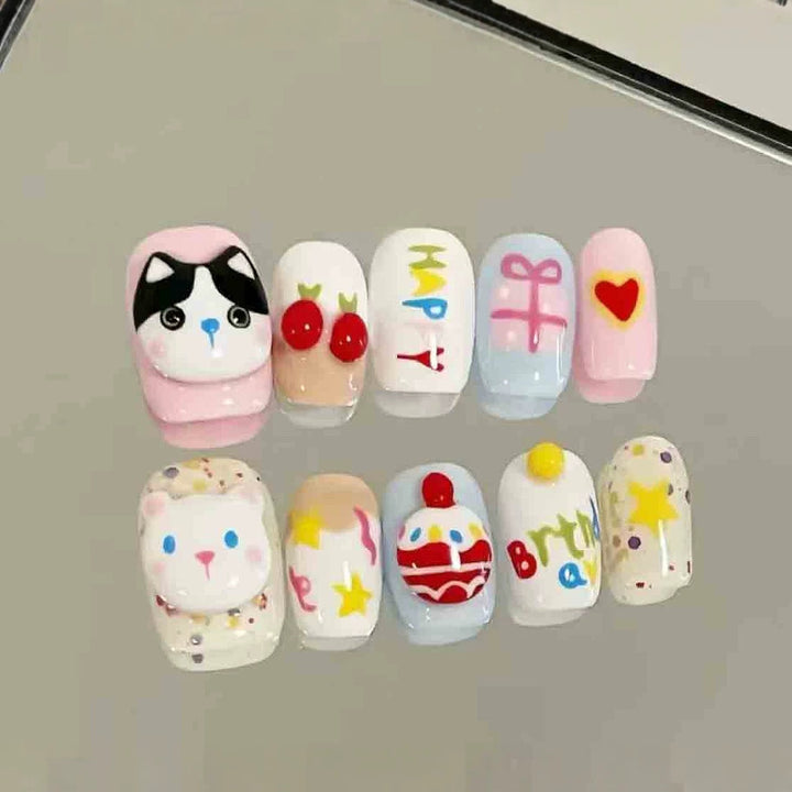 Spaß Thematic Press-On Nail Set