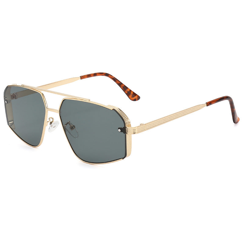 Oversized geometrische Rahmen Sonnenbrillen Karnz