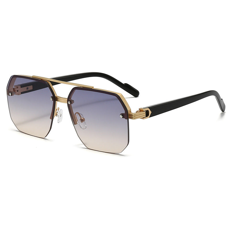 Damen modische Sonnenbrille im trendigen Sechseck-Design Karnz