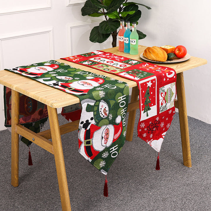 Festlicher Tischläufer mit Rentier-Motiv Karnz